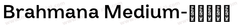 Brahmana Medium字体转换